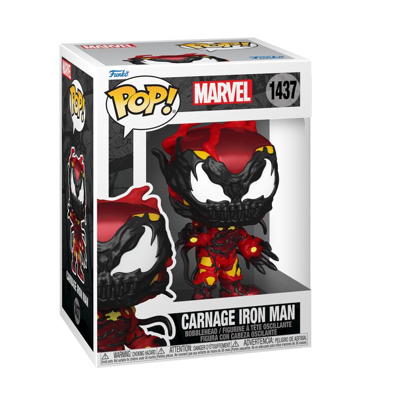 0889698826464 - Carnage Iron Man Vinyl Figur 1437 Funko Pop! multicolor