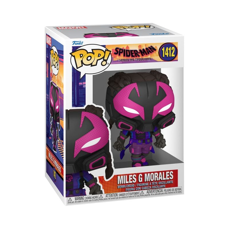 0889698826501 - Across the Spider-Verse - Miles Morales Vinyl Figur 1412 Funko Pop! multicolor