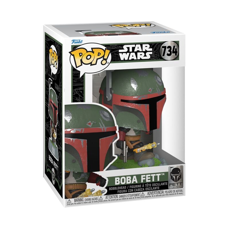 0889698827225 - Legacy - Boba Fett Vinyl Figur 734 Funko Pop! multicolor