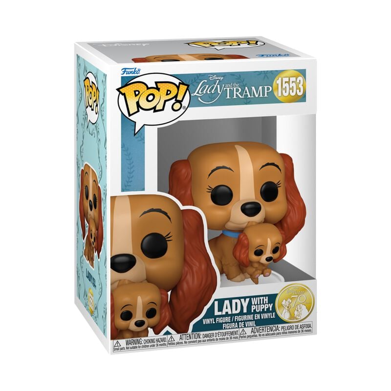 0889698835688 - - Pop! Disney Lady and the Tramp - Lady with Puppy 10cm - Figur 0889698835688 - - Pop! Disney Lady and the Tramp - Lady with Puppy 10cm - Figur