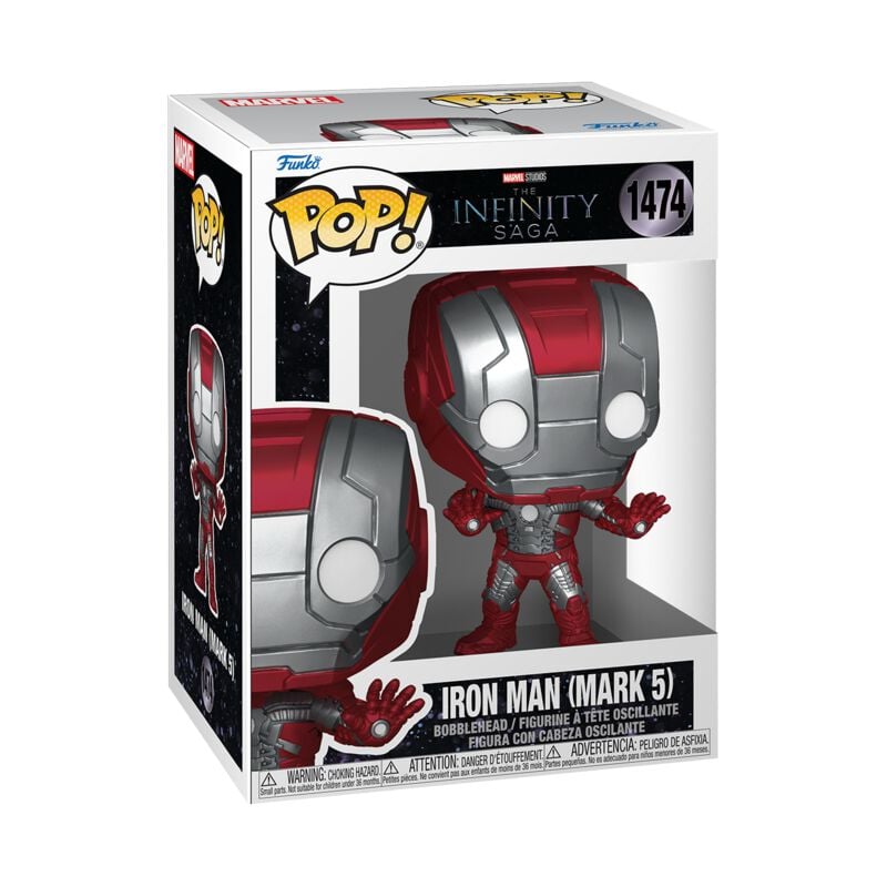 0889698837897 - - Pop! Marvel Infinity Saga - Iron Man (Mark 5) 10cm - Figur 0889698837897 - - Pop! Marvel Infinity Saga - Iron Man (Mark 5) 10cm - Figur