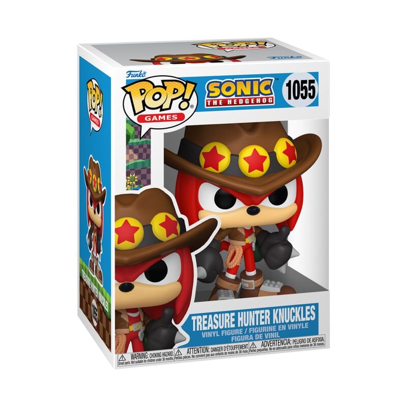 0889698838504 - - Pop! Games Sonic the Hedgehog Treasure Hunter Knuckles 10cm - Figur 0889698838504 - - Pop! Games Sonic the Hedgehog Treasure Hunter Knuckles 10cm - Figur