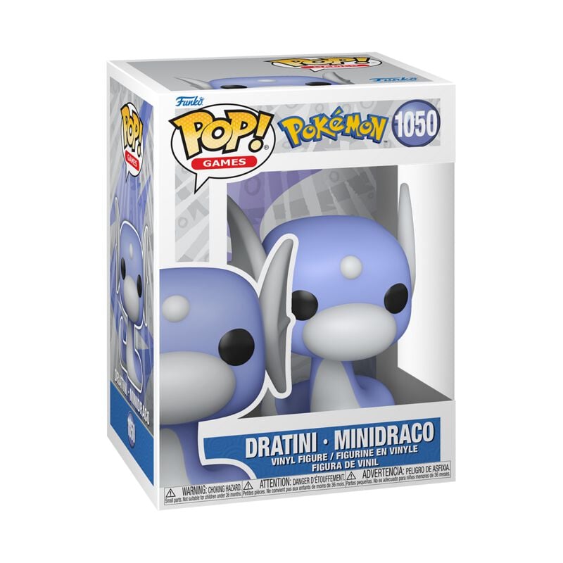 0889698838542 - Dratini - Minidraco Vinyl Figur 1050 Funko Pop! multicolor 0889698838542 - Dratini - Minidraco Vinyl Figur 1050 Funko Pop! multicolor