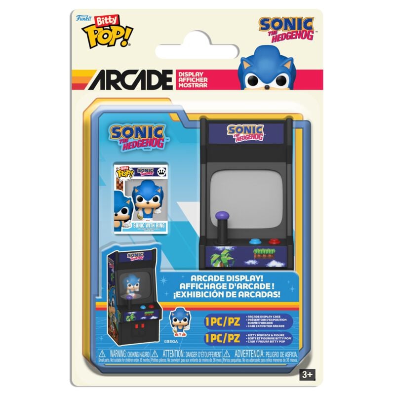 0889698852500 - Sonic With Ring (Bitty Pop!) Vinyl Figur Funko Pop! multicolor