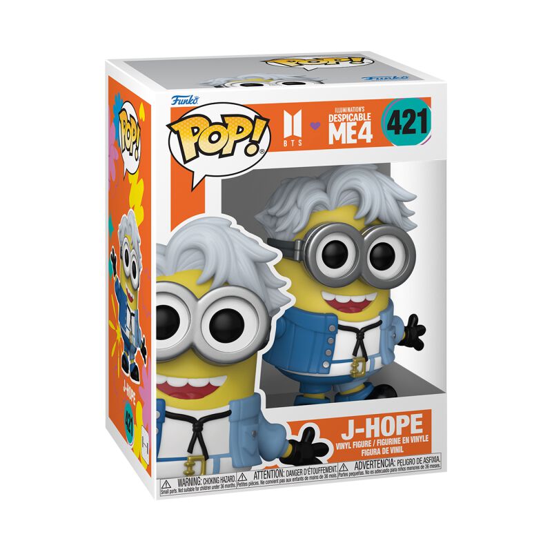 0889698859639 - Ich - einfach unverbesserlich 4 - BTS - J-Hope Vinyl Figur 421 Funko Pop! multicolor