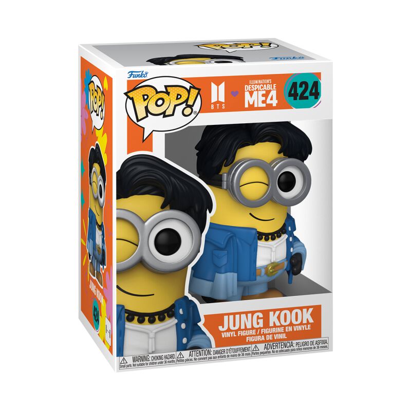 0889698859660 - Ich - Einfach unverbesserlich 4 - BTS - Jung Kook Vinyl Figur 424 Funko Pop! multicolor