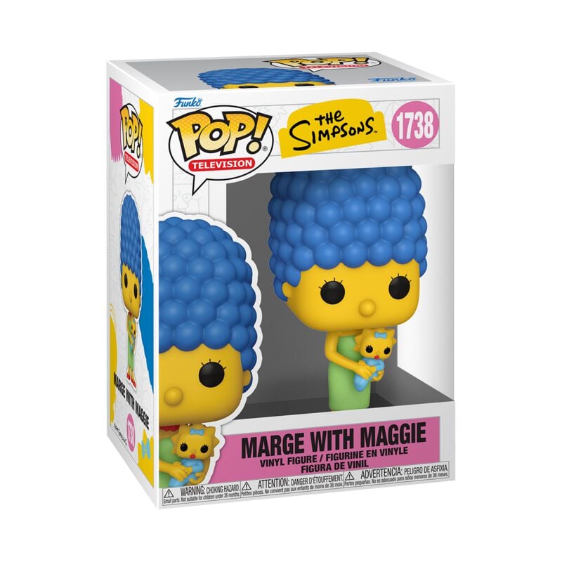 0889698864077 - Marge with Maggie Vinyl Figur 1738 Funko Pop! multicolor