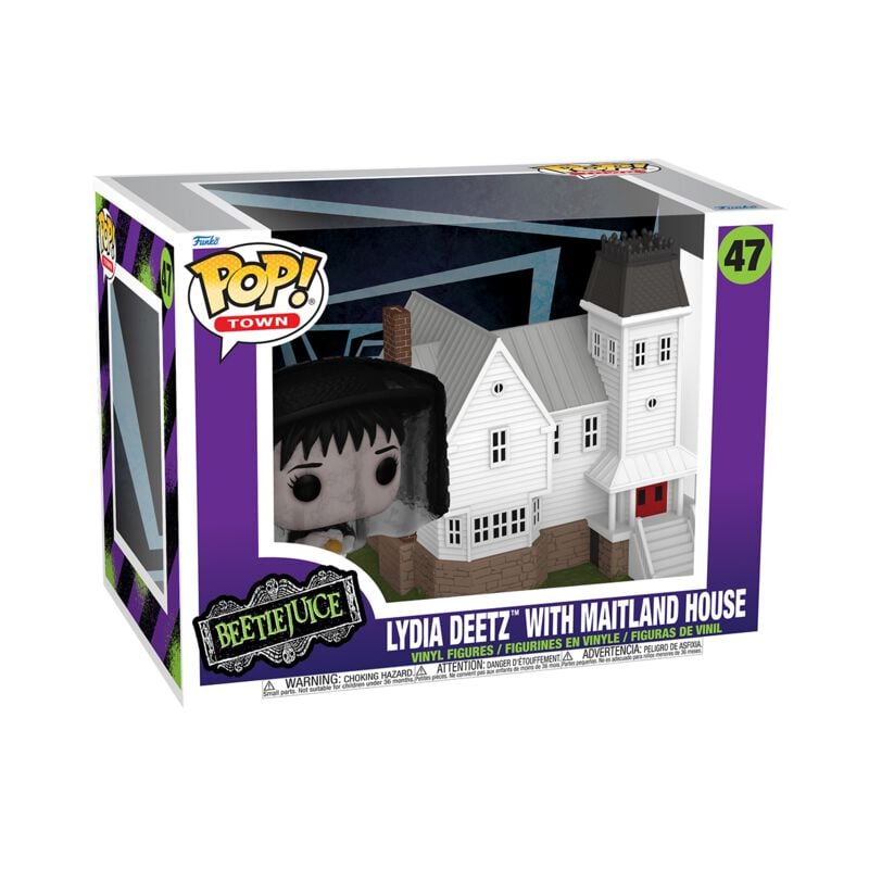 0889698864428 - Lydia Deetz with Maitland House (Pop! Town) Vinyl Figur 47 Funko Pop! multicolor