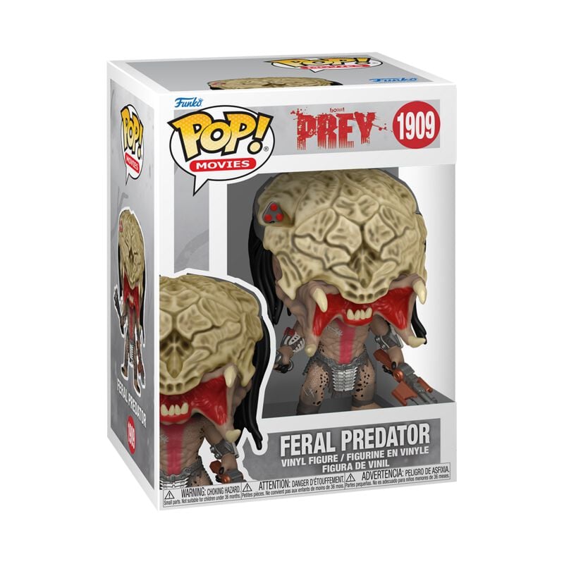 0889698866132 - Feral Predator Vinyl Figur 1909 Funko Pop! multicolor