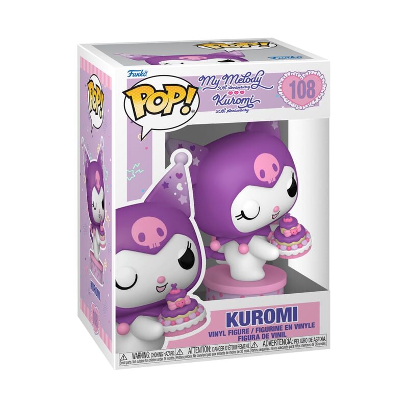 0889698871693 - Kuromi Vinyl Figur 108 Funko Pop! multicolor