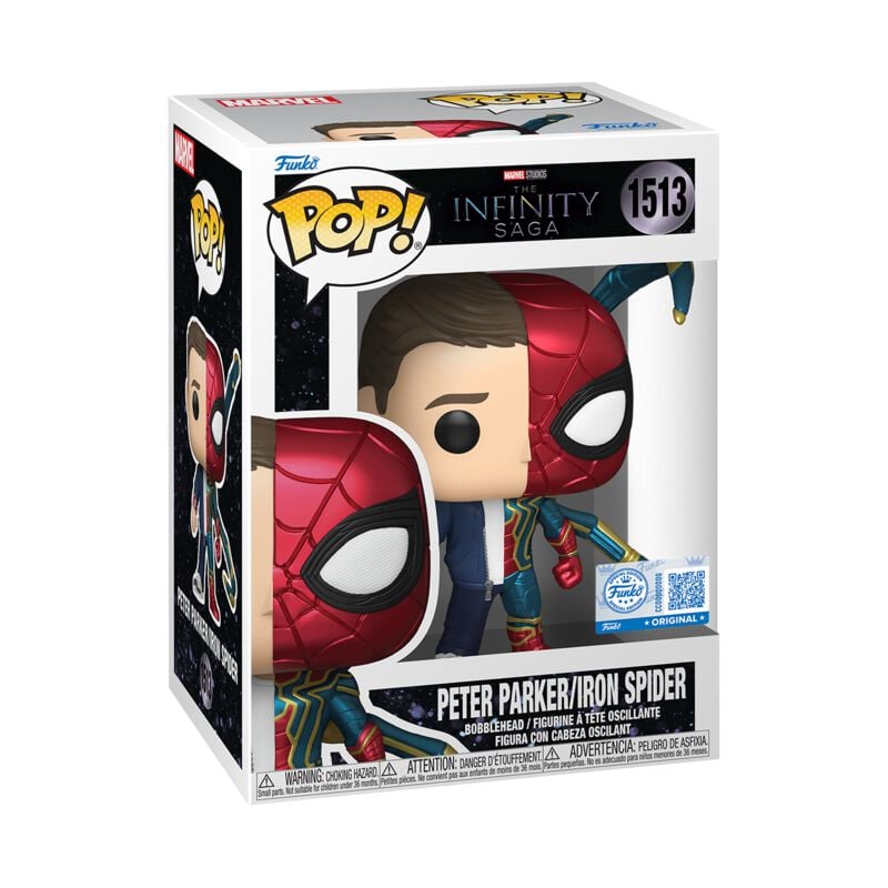 0889698872232 - - Peter Parker Iron Spider Vinyl Figur 1513 Funko Pop! multicolor