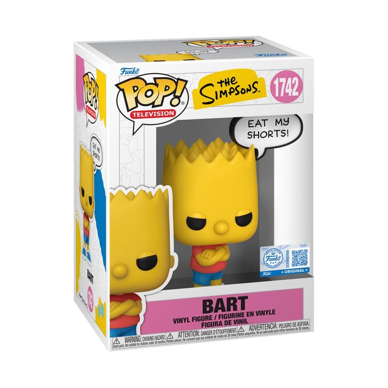 0889698872461 - Bart Vinyl Figur 1742 Funko Pop! multicolor
