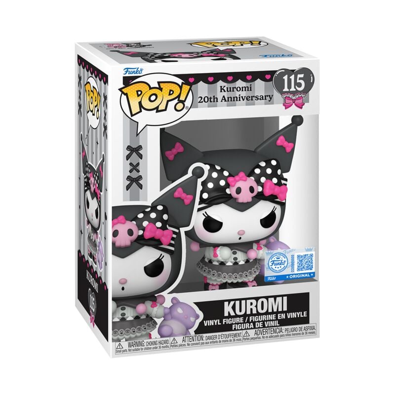 0889698888608 - and Friends - Kuromi Vinyl Figur 115 Funko Pop! multicolor