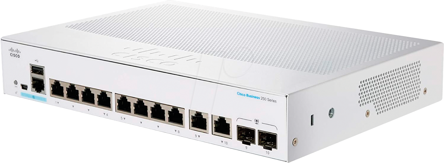 0889728293792 - CISCO CBS2508TE2 - Switch 10-Port Gigabit Ethernet RJ45 SFP