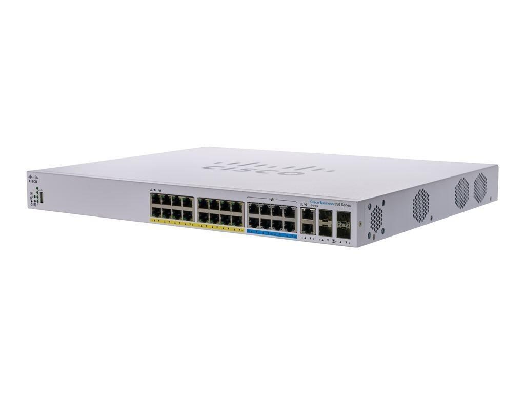 0889728327282 - 0 Switch Business 350-Series 28-Port 1 5 10GbE 375W PoE managed