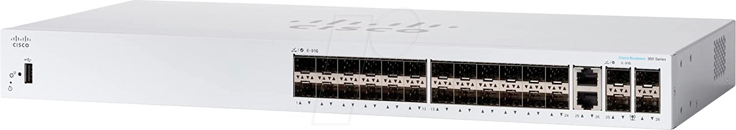 0889728327343 - Business 350 Series CBS350-24S-4G - switch - 24 ports - Managed - rack-mountable