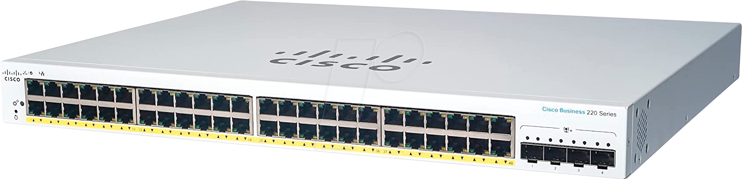 0889728344074 - Business 220 Series CBS220-48T-4X - switch - 48 ports - smart - rack-mountable