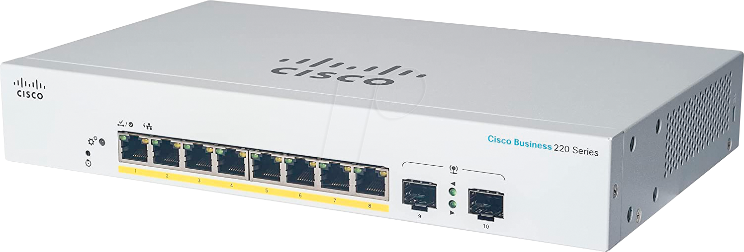 0889728344234 - 0 Switch Business 220-Series 10-Port 1GbE smart managed