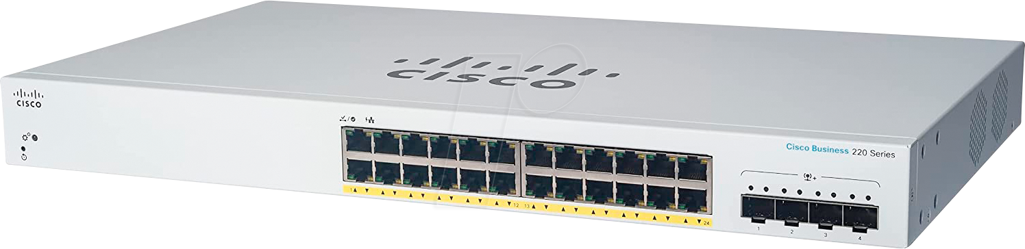 0889728344609 - 0 Switch Business 220-Series 28-Port 1 10GbE 382W PoE smart managed