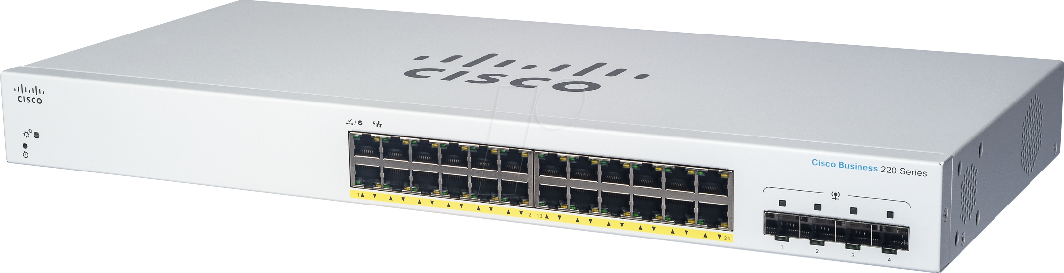 0889728344807 - Smart Switch Business CBS220-24T-4G 24 GE-Ports 4 x 1G sfp 3 Jahre beschränkte Hardware-Garantie (CBS220-24T-4G-EU)