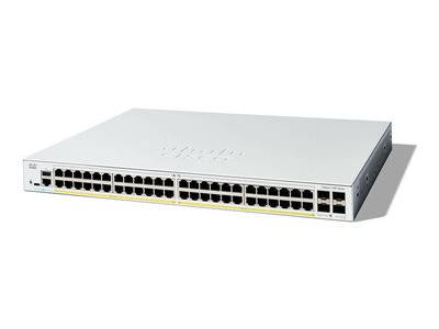 0889728521581 - 0 Catalyst 1300-48FP-4G Switch 24x 1GbE + 4x 1GbE SFP L3 managed