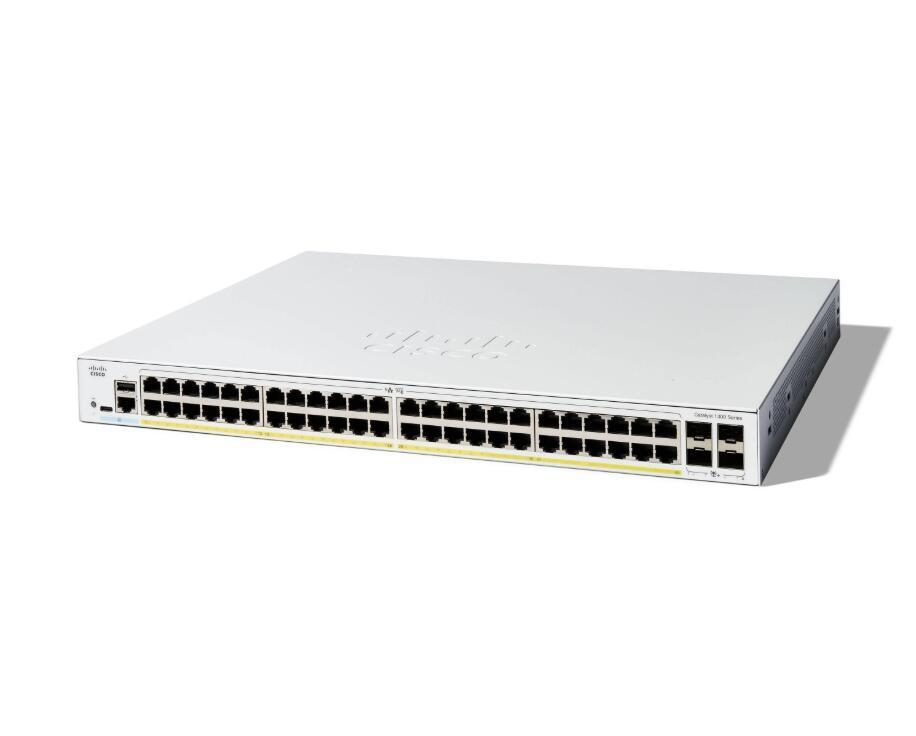 0889728521994 - Catalyst 1300-48P-4X Switch 48x 1GbE + 4x 10GbE SFP+ L3 managed