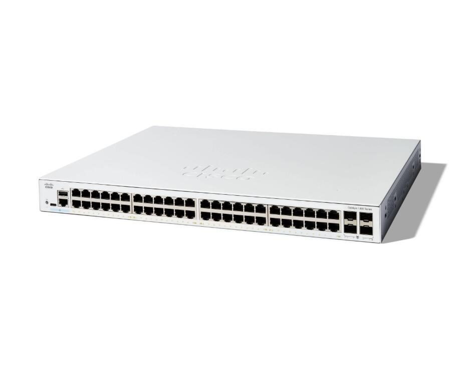 0889728522007 - 0 Catalyst 1300-48T-4G Switch 24x 1GbE + 4x 1GbE SFP L3 managed