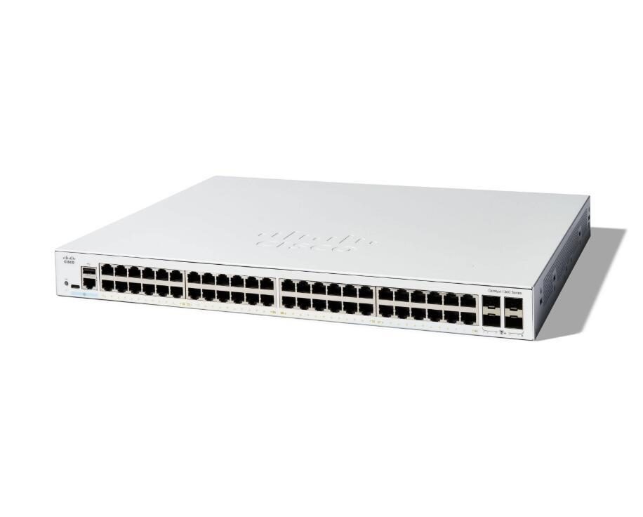 0889728522014 - 0 Catalyst 1300-48T-4X Switch 24x 1GbE + 4x 10GbE SFP+ L3 managed