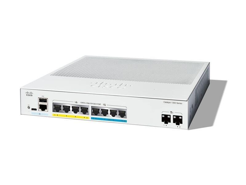 0889728522038 - Catalyst 1300-8MGP-2X Switch L3 managed 8x 10GbE + 2x 10GbE SFP+