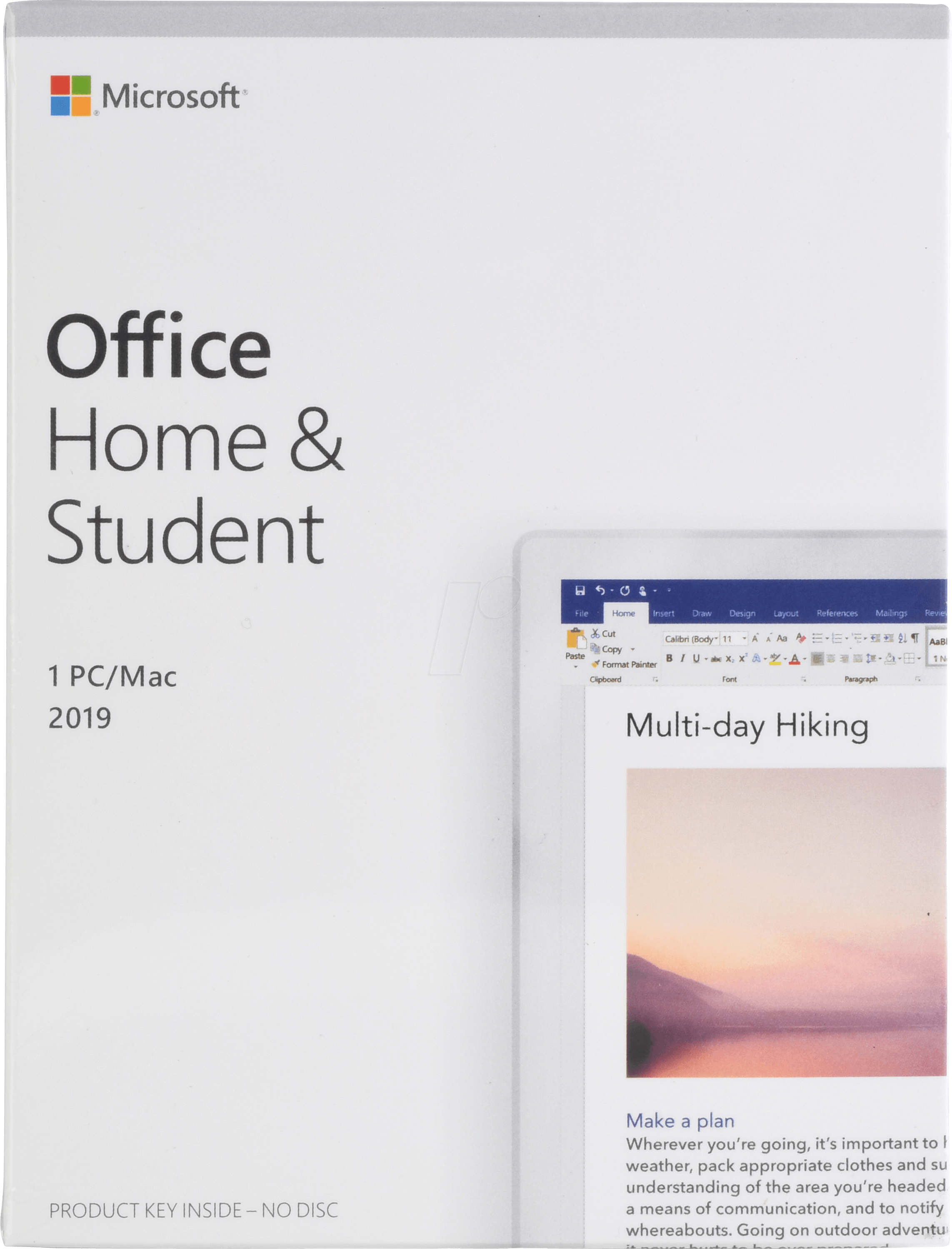 0889842473728 - OFFICE 2019HS UK - Software Office 2019 Home & Student UK (PKC)