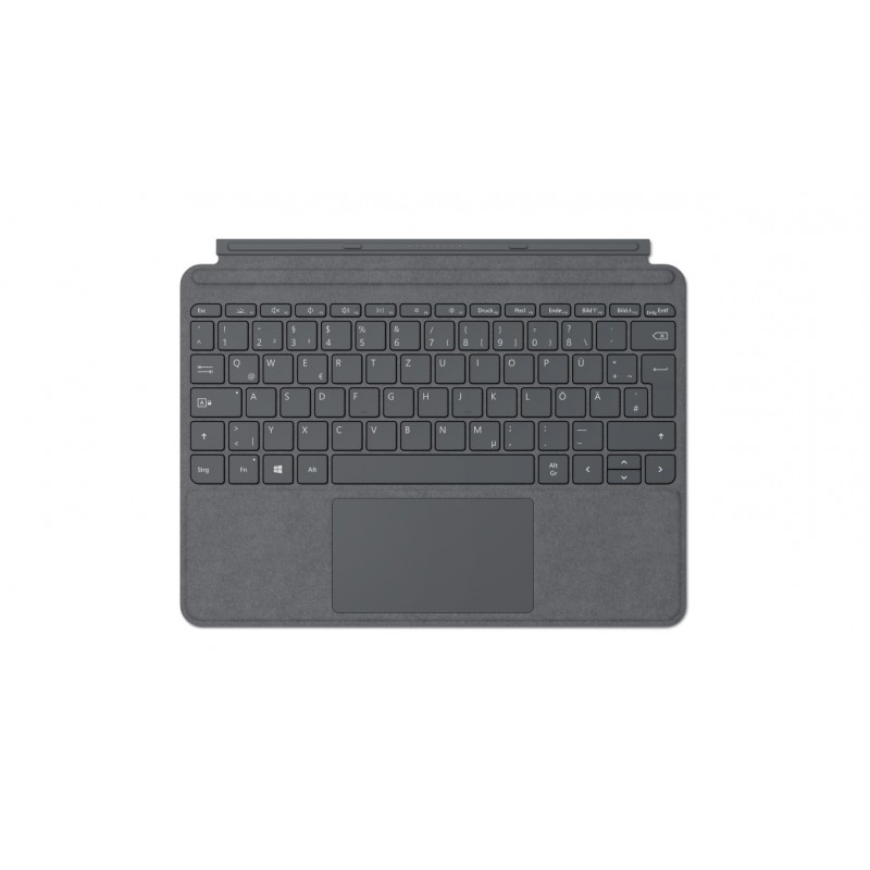 0889842582680 - Surface Go Type Cover - Tastatur - mit Trackpad Beschleunigungsmesser - hinterleuchtet - Deutsch - Light Charcoal