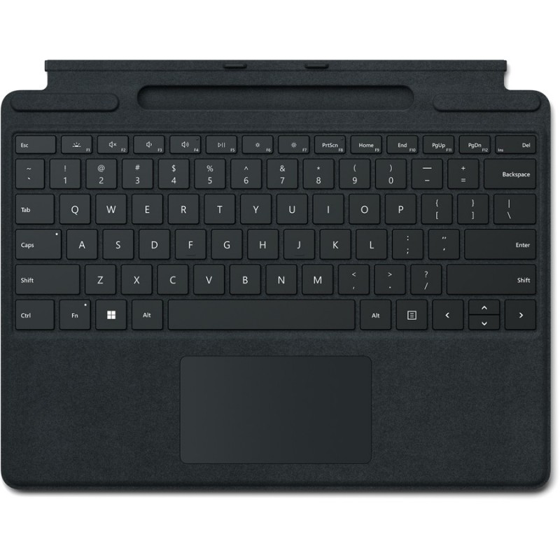 0889842780505 - Surface Pro Signature Keyboard - Tastatur - mit Touchpad Beschleunigungsmesser Surface Slim Pen 2 Ablage- und Ladeschale - Schwarz - kommerziell - für Surface Pro 8 Pro 9 for Business Pro X