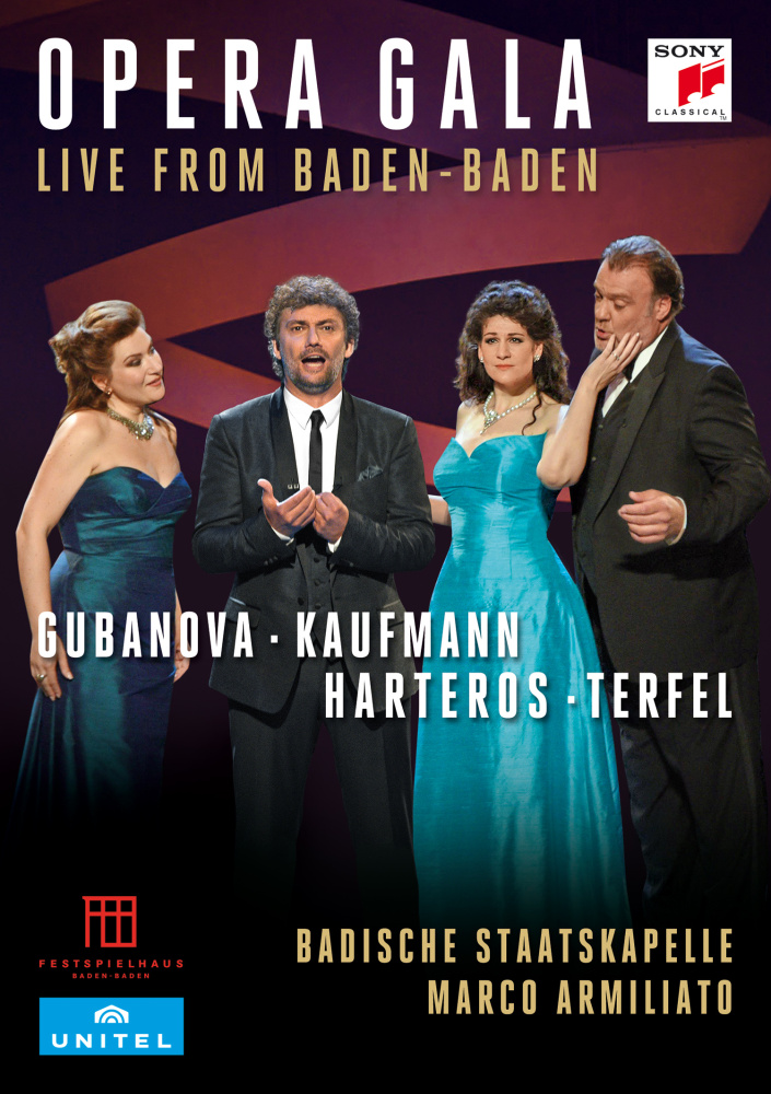 0889853716197 - Opera Gala - Live From Baden-Baden - Gubanova Kaufmann Harteros Terfel Armiliato (DVD)