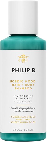 0893239000473 - Philip B Haarpflege Shampoo Nordic Wood Hair & Body Shampoo 60 ml