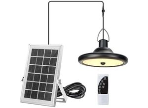 0939476656247 - Gotrays - Solarlampe 4 Modi 6 Helligkeitsstufen mit Bewegungssensor Fernbedienung warmweiß