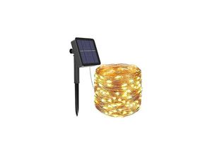 0941446466503 - Gotrays - Solar-Lichterkette für den Außenbereich 12 m 120 LEDs 8 Dekorationsmodi [Energieklasse a+++]