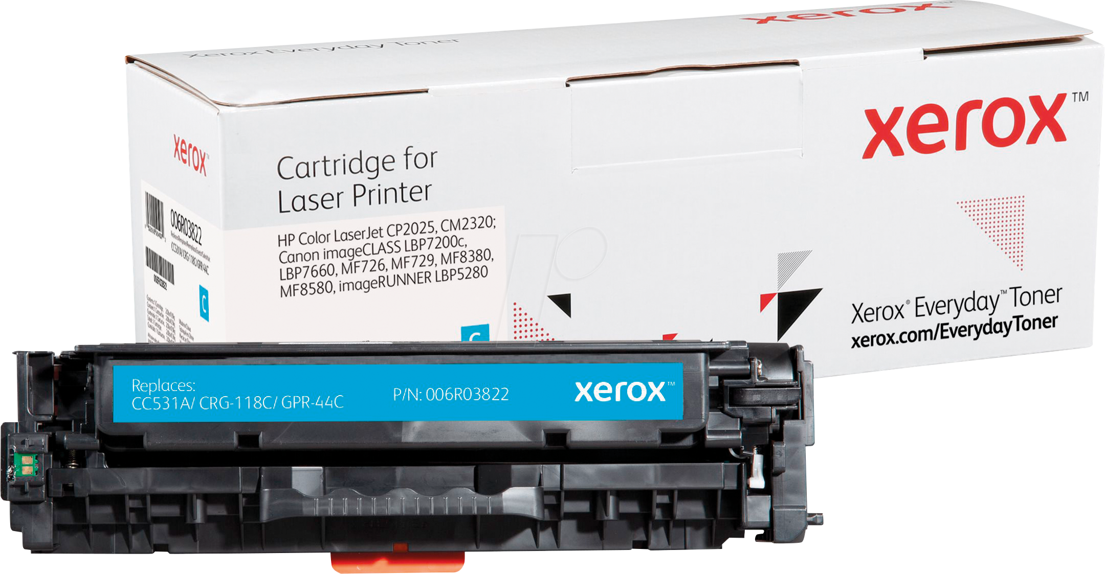 0952058594072 - Everyday - Toner Cyan - ersetzt HP 304A für Color LaserJet CP2025 CM2320 Canon imageCLASS LBP7200c LBP7660 MF726 MF729 MF8380 MF8580 imageRUNNER LBP5280 (006R03822)