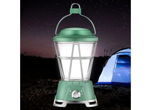 0961760615845 - Qiedie - LED-Campinglaterne Campinglampe USB-wiederaufladbare batteriebetriebene Campingleuchte Campingzubehör für Camping Angeln Wandern