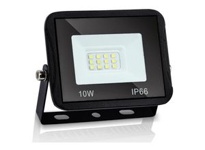 0962061816498 - Led Fluter Kaltweiß Garten Aussen Scheinwerfer Außen Strahler Aquarium 10W - Schwarz - Tolletour 0962061816498 - Led Fluter Kaltweiß Garten Aussen Scheinwerfer Außen Strahler Aquarium 10W - Schwarz - Tolletour
