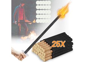 0962061982384 - Randaco - swanew Torches à huile lot de 25 lampe huile pour dehors