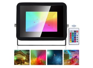 0962061998095 - 20W rgb Fluter Strahler IP67 Outdoor Farbwechselhafte Scheinwerfer Außen - Swanew
