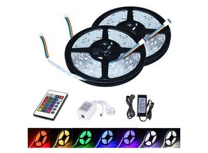 0962062004665 - Vingo - 3M led Streifen set  rgb led Stripe 5050 smd led Strip 30 LEDs led not wasserdicht(IP20) mit 24 Tasten Fernbedienung - rgb