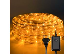 0962062008311 - Vingo - swanew Tube lumineux led Chaîne lumineuse Extérieur Intérieur Noël 30M Jaune