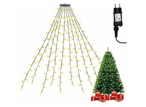 0962062016347 - Swanew - led Lichterkette 280 LEDs Weihnachtsbaum 8 Modi Party Deko Warmweiß - Warmweiß