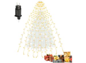 0962062017504 - Vingo - led Lichterkette 280 LEDs Weihnachtsbaum 8 Modi Party Deko Warmweiß - Warmweiß