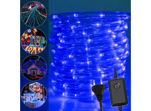 0962062128644 - Hengda - vingo led Lichtschlauch 30m Blau für Aussen Innen Lichterschlauch Lichterkette Lichtband Partylicht Dekobeleuchtung Weihnachtsbeleuchtung