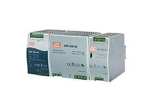 0994333552834 - MEAN WELL PWR-480-48 - Netzteil (DIN-Schienenmontage möglich) - AC 100-240  DC 127-370 V - 480 Watt