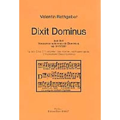 0999002895861 - Dixit dominus (Vesperae solennes de dominica) op 9