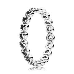 1002965900004 - Ring Herzen 925er Sterling Silber