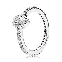 1003667400007 - Ring Tropfen Sterlingsilber Zirkonia